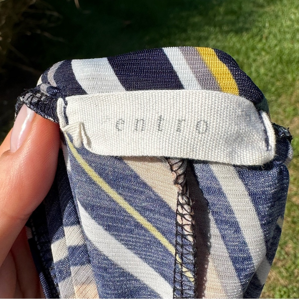 Entro Multi Colored Geometric Pattern Top - image 2